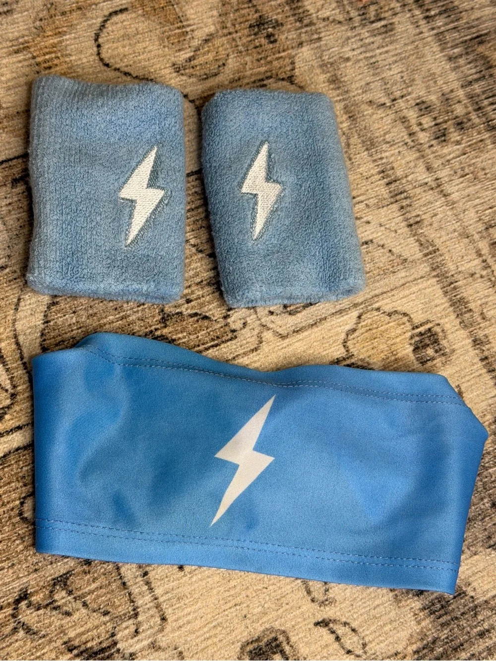 Bruce Bolt Headband and Wrist Bands